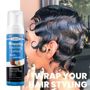 Strong Hold Hair Define Mousse Anti Frizz Styling Foam for Perfect Curl Definition Volumizing Curl Styling
