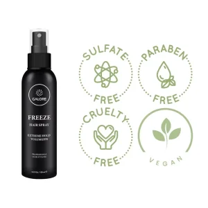 Strong Hold Keratin Fibers Hair Spray for Men and Women 120ml Freezing Finishing Styling for Curly Hair