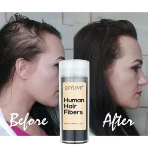 Strong Hold Waterproof Last Long Whole Day Real Human Hair Natural Look Hair Building Fibers Spray