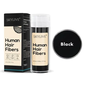 Strong Hold Waterproof Long Lasting Real Human Hair Natural Look Hair Building Fibers Spray