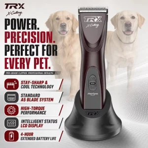 Strong Power PGC 901 Professional A5 Pet Clipper LCD Smart Monitor CE Certified Heavy Duty Animal Hair Clipper Trimmer