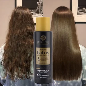 Style Tree Formaldehyde Free Keratin Smoothing Treatment Salon Frizz Repair Hair Straightening Cream