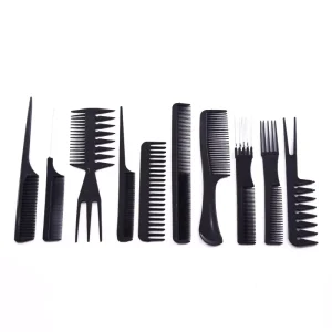 Styling Hair Comb 10PCS Hair Stylists Professional Styling Comb Set Variety Pack for All Hair Types & Styles