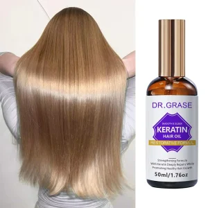 Sulfate Free Keratin Hair Oil Deep Nourish Repair Rough Hair Add Shine Smooth Styling Hair Care Serum