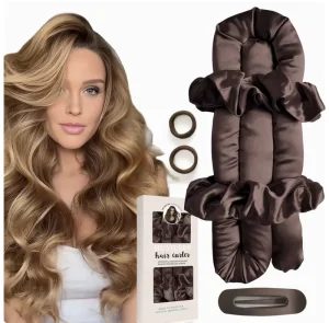 Sustainable Heatless Hair Curler Hair Roller Waves Curling Rod Headband Scrunchie Set Heatless Curls