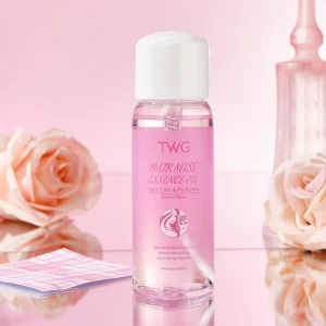 TWG High Quality Long Lasting Fragrance Hair Essence Oil Mist Reduce Hair Splitting Nourishing Moisturizing Rose Hair Serum