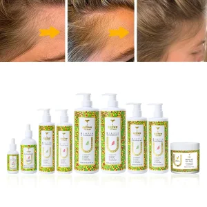 Tea Tree Rosemary Mint Ginger Biotin Hair Regrowth Shampoo and Conditioner Castor Oil Shampoo to Hair Growth