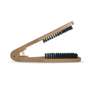 Tianba V Comb Wooden Hair Straightener Brush With Double Sides