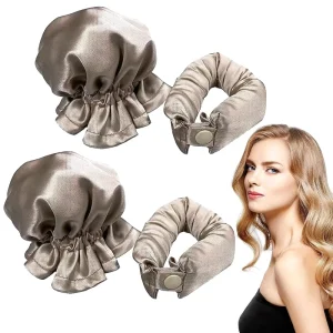 Tiktok Heatless Curling Rod Headband Hair Curlers Ribbon Hair Rollers Sleeping Soft Satin Wrapped Heatless Hair Curler