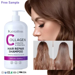 Travel Size Keratin Protein Moisturizing Liquid Shampoo for Long Hair Non Fragrance Effective Normal Hair