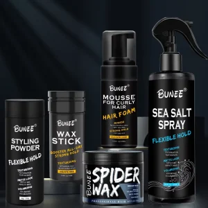 Turkey Custom Label Matte Finished Textures Hair Styling Mousse Pamade Spider Cream Clay Wax for Men