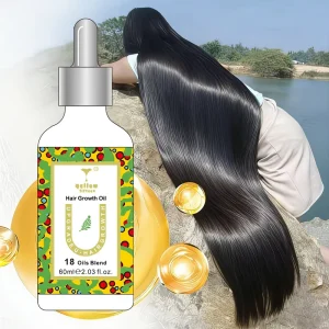 Turmeric & Argan Oil 7-Day Anti-Hair Loss Hair Growth Serum Organic Nourishing Treatment