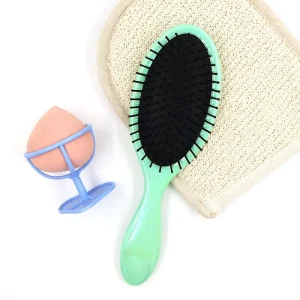 Ultra Soft Nylon Hairbrush for Wet and Dry Ionic Hair Comb for Women and Men