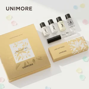 Unimore Cysteine Gentle Non irritating Lash Lift 2 in 1 DIY Home Salon Quality Liquid Cream Gel Lotion Semi Permanent Lash Brow