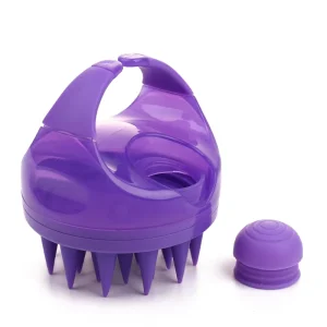 Unique Deep Cleaning Exfoliator Silicone Hair Scalp Massager Shampoo Hair Growth Scrub Brush