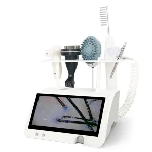 Upgrade Large Screen 5 in 1 High Frequency with HD Dual Lens Hair Spa Scalp Analyzer Hair Care Massage Device