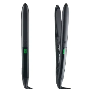 V 269 Electric Professional Hair Straightener Curler 40W Rapid 30 Second Warm Up Aluminum Plates Multi Temperature Control