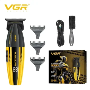 V 285T Professional High end Hair Trimmer Metal Mecha Wind Men’s Electric Hair Clipper Salon Home Oil Head Carving Pusher