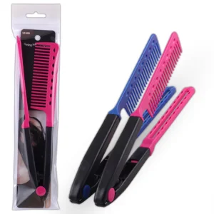 V clip Style Flat Iron Comb Straight Hair Styling Comb for Great Tresses Hair Straightener Comb With a Firm Grip