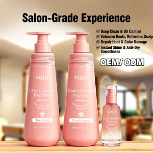 VOJO Professional Salon Multi Functional Hair Care Set Botanical Oil Nourishing Anti Itching Smoothing Shampoo and Conditioner