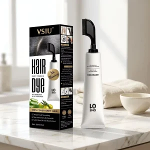 VSIU Black Hair Color Dye Shampoo with Comb Applicator New Fashion Easy Operation and Use at Home Salon Travel Use OEM