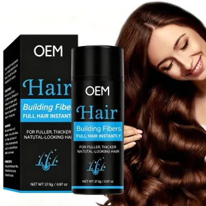 Vegan Natural Keratin Powder Hair Building Fibers Private Label Hair Loss Treatment
