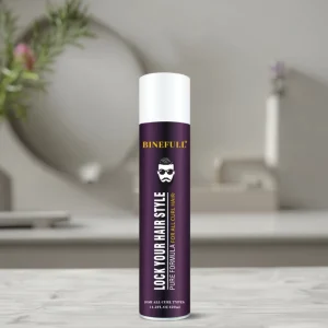 Versatile Unisex Hair Styling Spray for Adults with Normal Hair Strong Hold Fast Drying Matte Natural Look