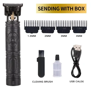 Vintage T9 Hair Clippers Professional Hair Cutting Machine Trimmer Electric Clippers Barber Cordless Set Clippers
