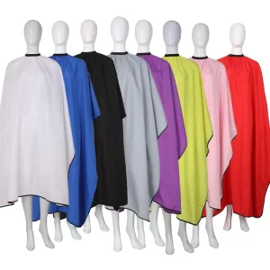 Waterproof Hair Styling Cape Salon Apron Cloth Cape for Stylist Hairdresser Haircuting Adjustable Clothes Promotion Gift