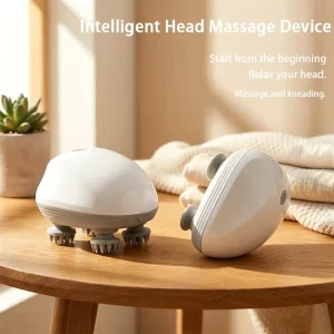 Waterproof Scalp Massager with Adjustable Intensities for Deep Relaxation Scalp Cleaning and Hair Follicle Stimulation
