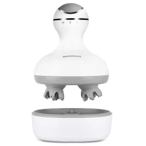 Waterproof Scalp Stress Relax Electric Head Massager Cordless Scalp 84 Massage Nodes Electric Scalp Massager