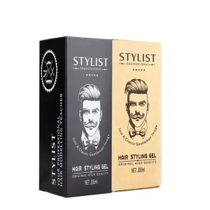 Waterproof Strong Hold Shine Hair Styling Gel for Men