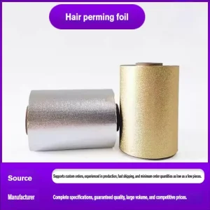 Wide Aluminum Foil for Hair Highlighting Balayage Perming Nail Removal Salon Professional Tool for Barber Shops Made in China