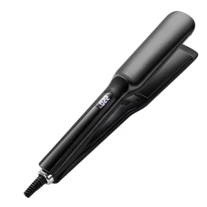 Wide Plate Hair Straightener With LCD Display 2 In 1 Flat Iron for Straight Hair Bangs Curling Home Styling Tool