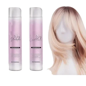 Wig Spray Wig Shampoo & Conditioner Set Sulfate Free Moisturizing Anti Frizz Color Safe for Wigs & Hair Systems
