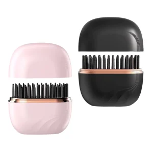 Wireless Straight Hair Comb Straight Curling Dual Purpose Mini Portable Travel Charging Multi functional Hair Straightener