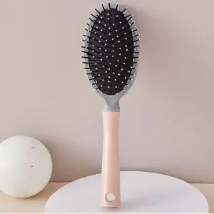 Women’s Electric Common Hair Comb with logo Air Cushion Bag Styling Artifact Long Scalp Massage Hair Brush Salon and Home Use