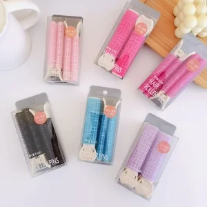Women’s Plastic Self Grip Hair Root Clip Fluffy Volume Roller Pins Sweet Styling Tool Volumizing