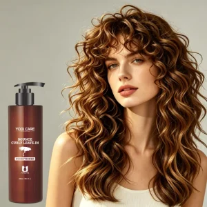 YOGI OEM Shine Argan Oil Curl Defining Cream Leave In Conditioner for Curly Hair