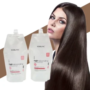 YOORGANIC Hair Straightening Perm Lotion OEM Nourishing Ingredients Keratin Coconut Oil Chemicals