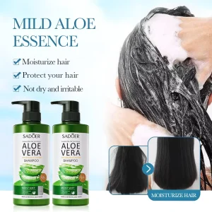 Your Logo 500mLOil control Aloe Vera Hair Care Products Set Whitening Shampoo Gel Nourishing Shampoo Hair Conditioner Hair Wash