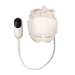 ZL T5720 Electric Head Massager Pressure Node Deep Scalp Kneading Heat Therapy Adjustable Circumference