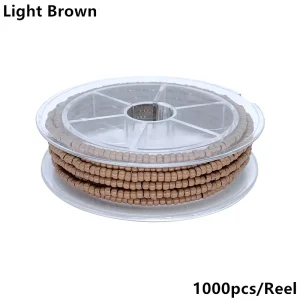 on Reel 3MM Preloaded Beads Preloaded Nano Rings Silicone Hair Extension Tools Preloaded